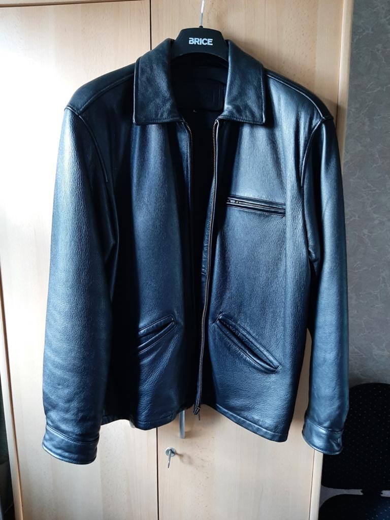 Veste cuir homme, Vêtements | Hommes, Vestes | Hiver, Enlèvement, Noir