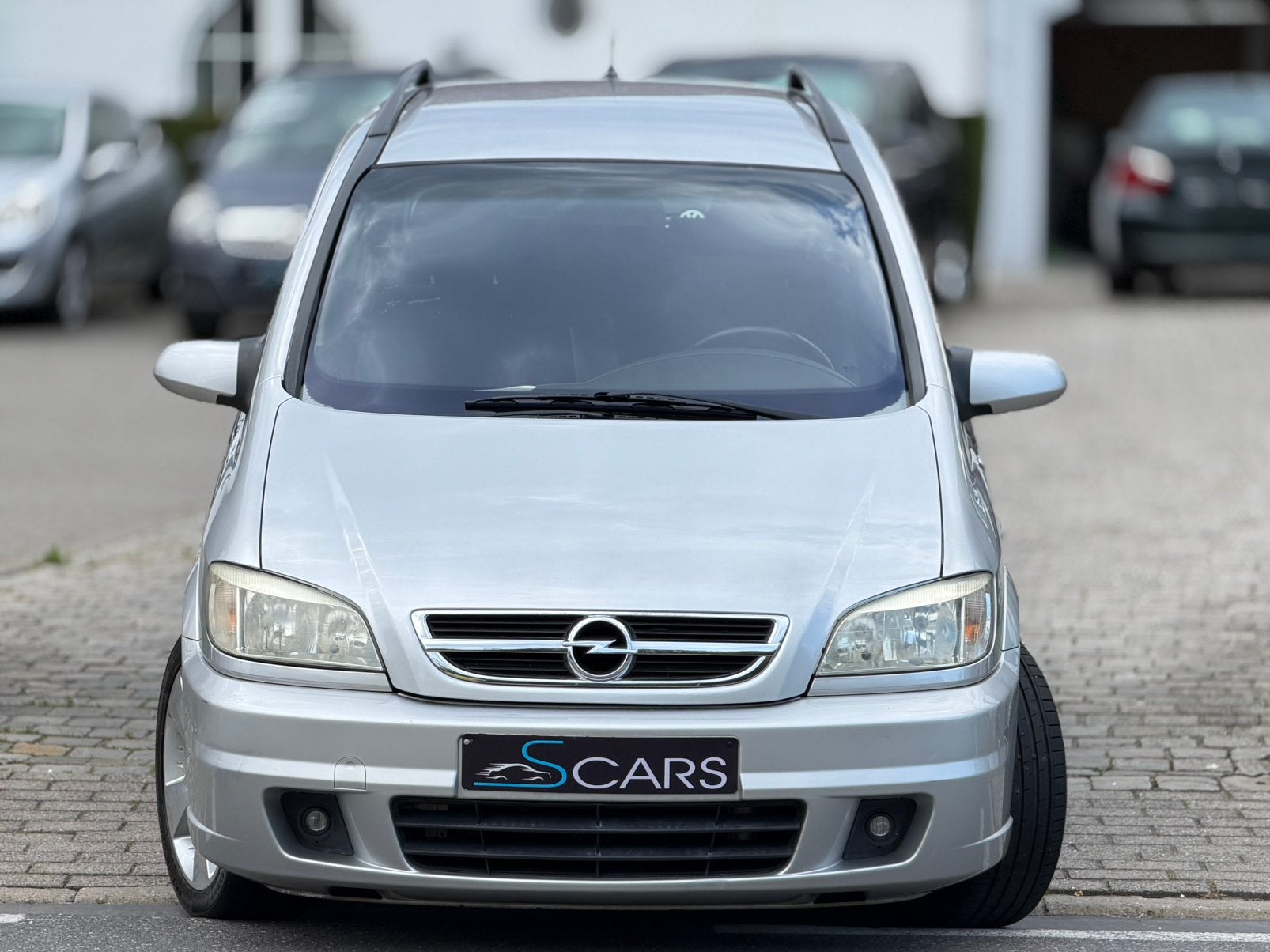Opel Zafira 1.8i Opc Line ** 7 Plaatsen ** Airco **, Autos, Argent ou Gris, Achat, Entreprise, 7 places
