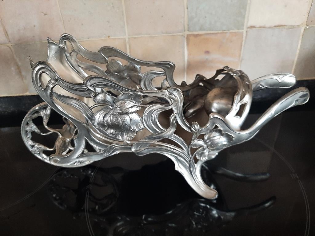 wijnfleshouder art nouveau, Ophalen