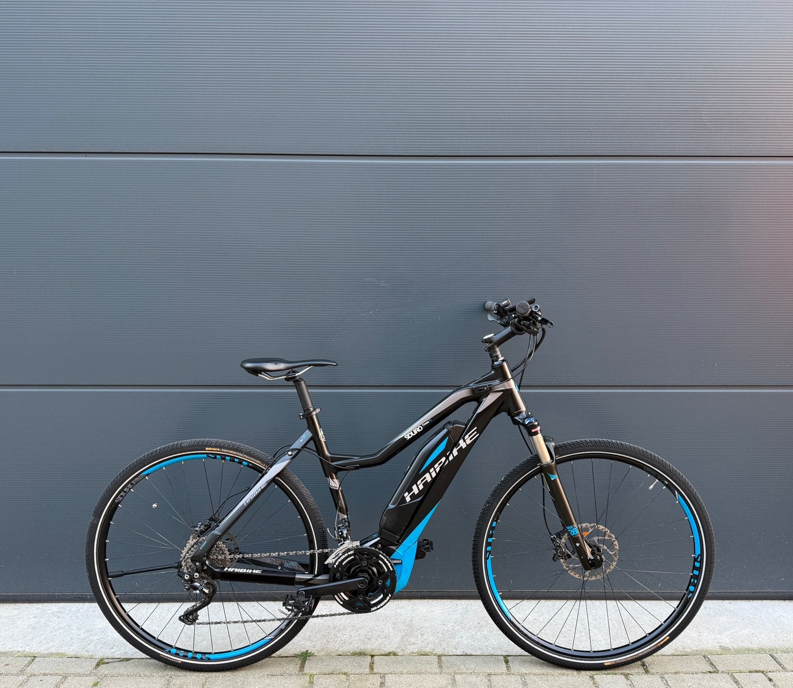 ZGAN Haibike Cross middenmotor elektrische fiets 400WH, Fietsen en Brommers, Fietsen | Heren | Herenfietsen, Ophalen, Zo goed als nieuw