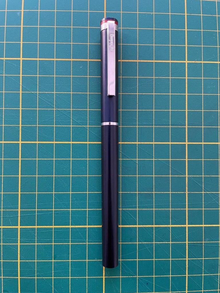 Rotring Esprit Metallic Navy Blue Fine Nib Fountain Pen, Verzamelen, Ophalen of Verzenden