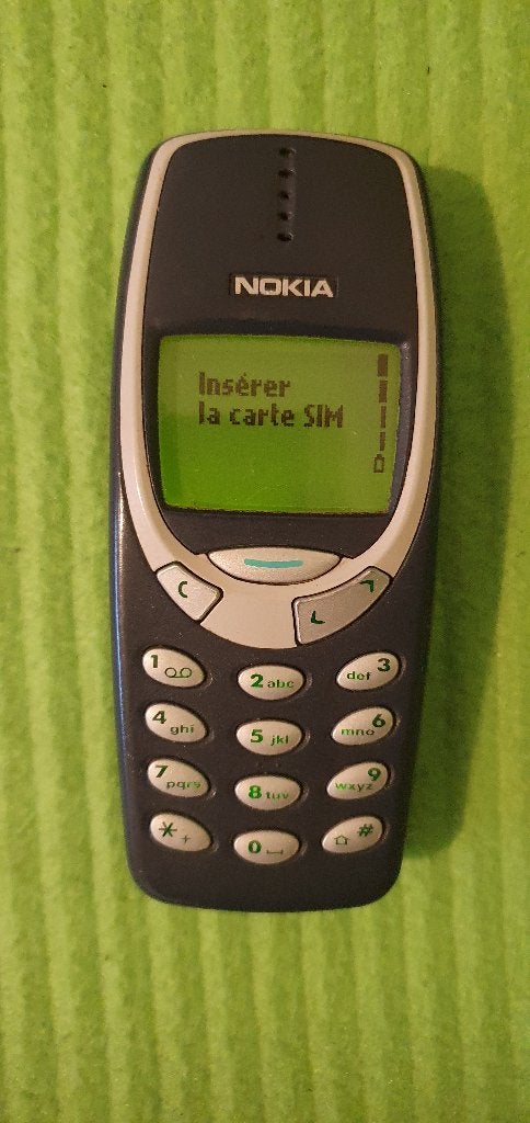 Nokia 3310, Enlèvement, Utilisé, Sans simlock