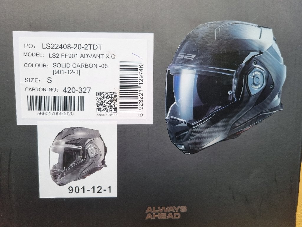Integrale helm in carbon LS2, Motoren, Kleding | Motorhelmen, Nieuw zonder kaartje, Integraalhelm, S, Dames
