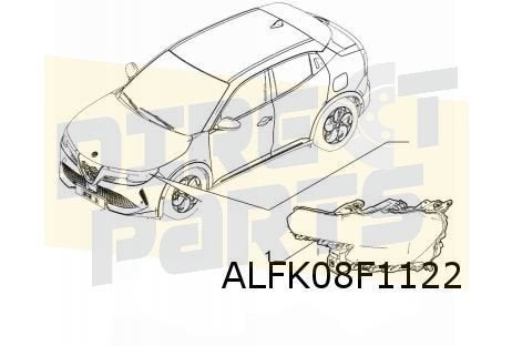 Alfa Romeo Junior (6/24-) koplamp Rechts LED Origineel! 5057, Neuf, -, -, Alfa Romeo