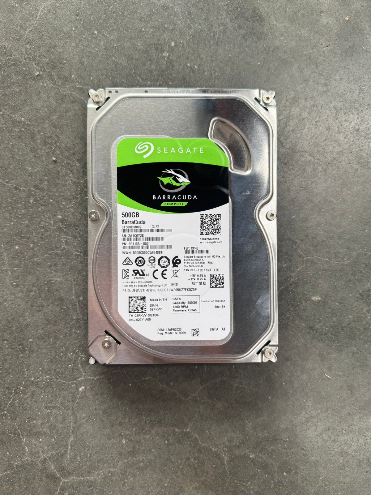 Lot Seagate BarraCuda 500GB (NIEUW), Computers en Software, Harde schijven, Ophalen, Intern, Zo goed als nieuw, SATA