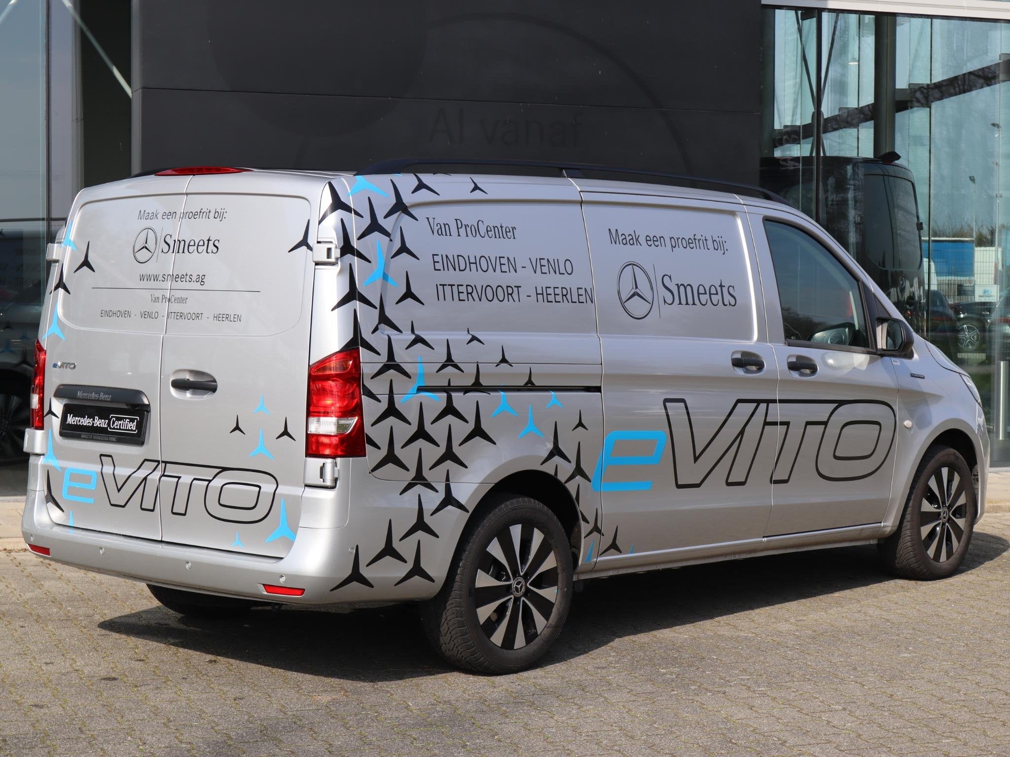 Mercedes-Benz eVito LANG 286km WLTP, Auto's, Stof, Parkeersensor, 116 pk, Mercedes-Benz
