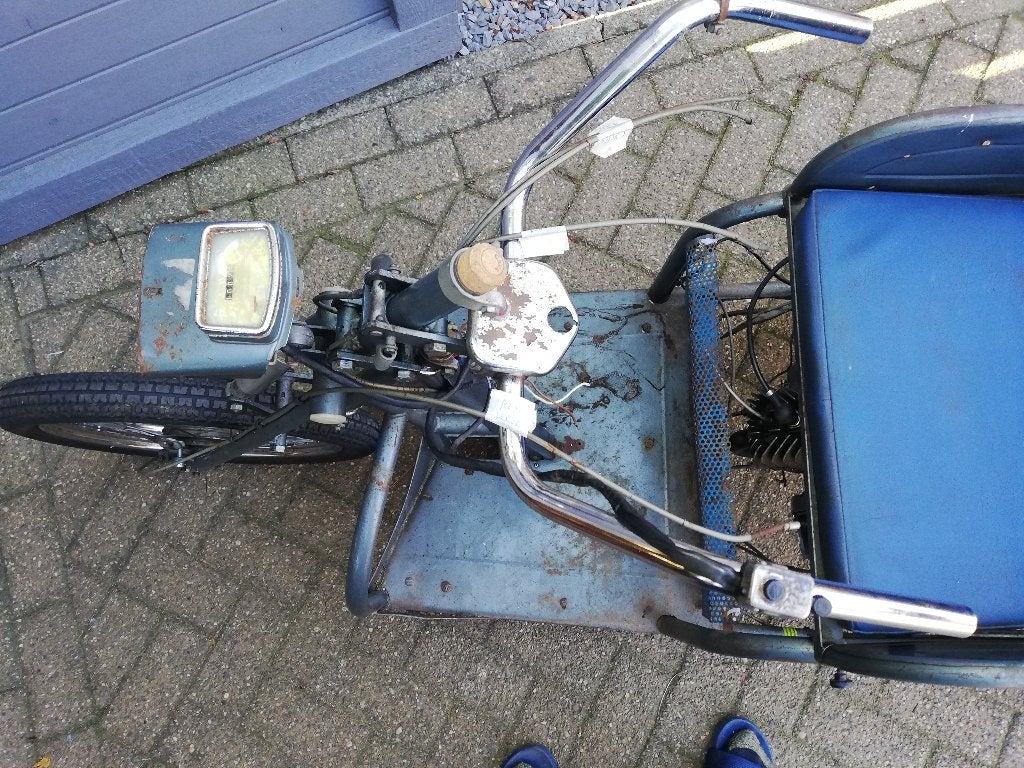 oldtimer brommer driewieler., 49 cc, Klasse B (45 km/u), Ophalen, Overige merken