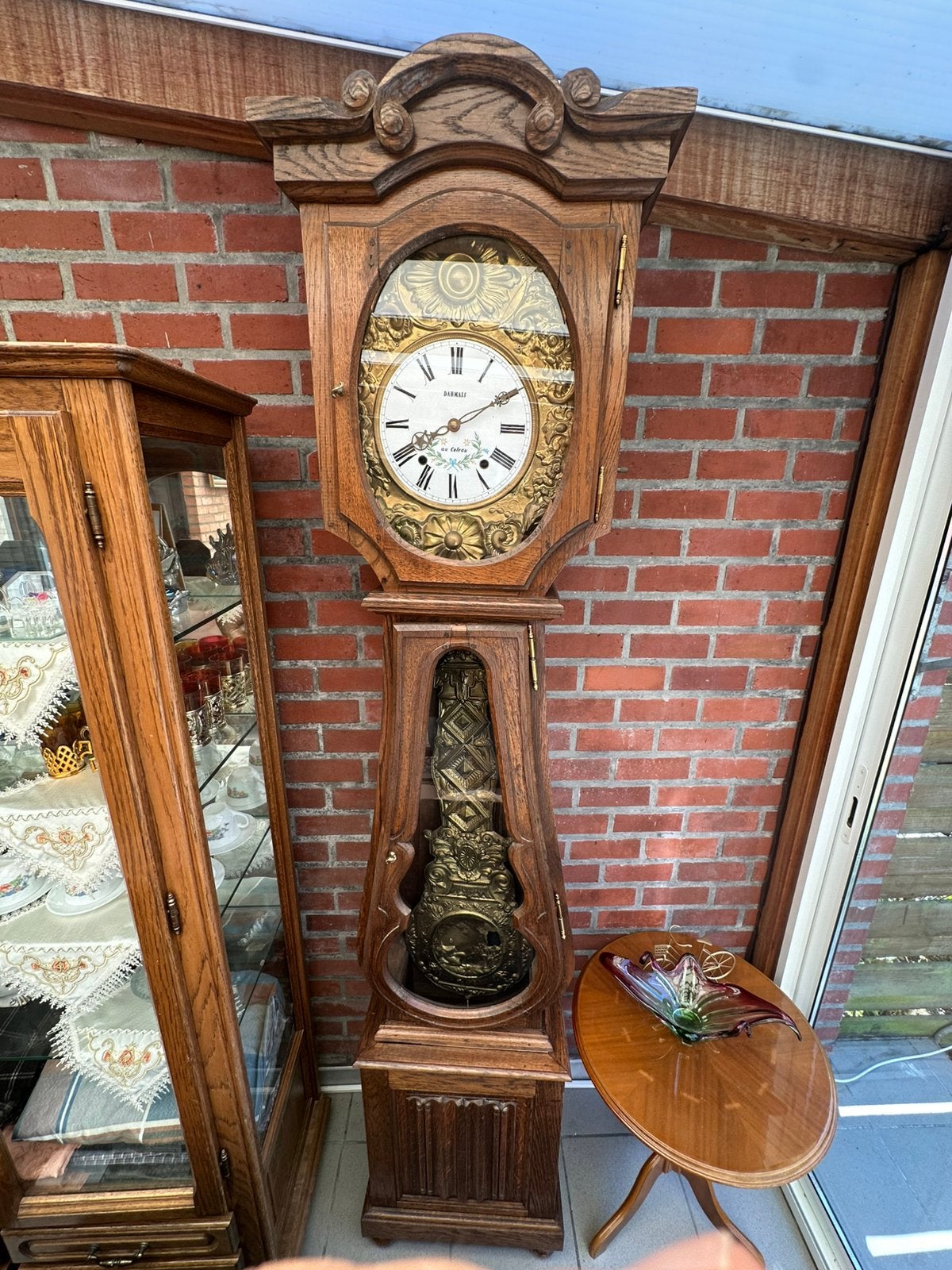 Oude wandklok, Ophalen