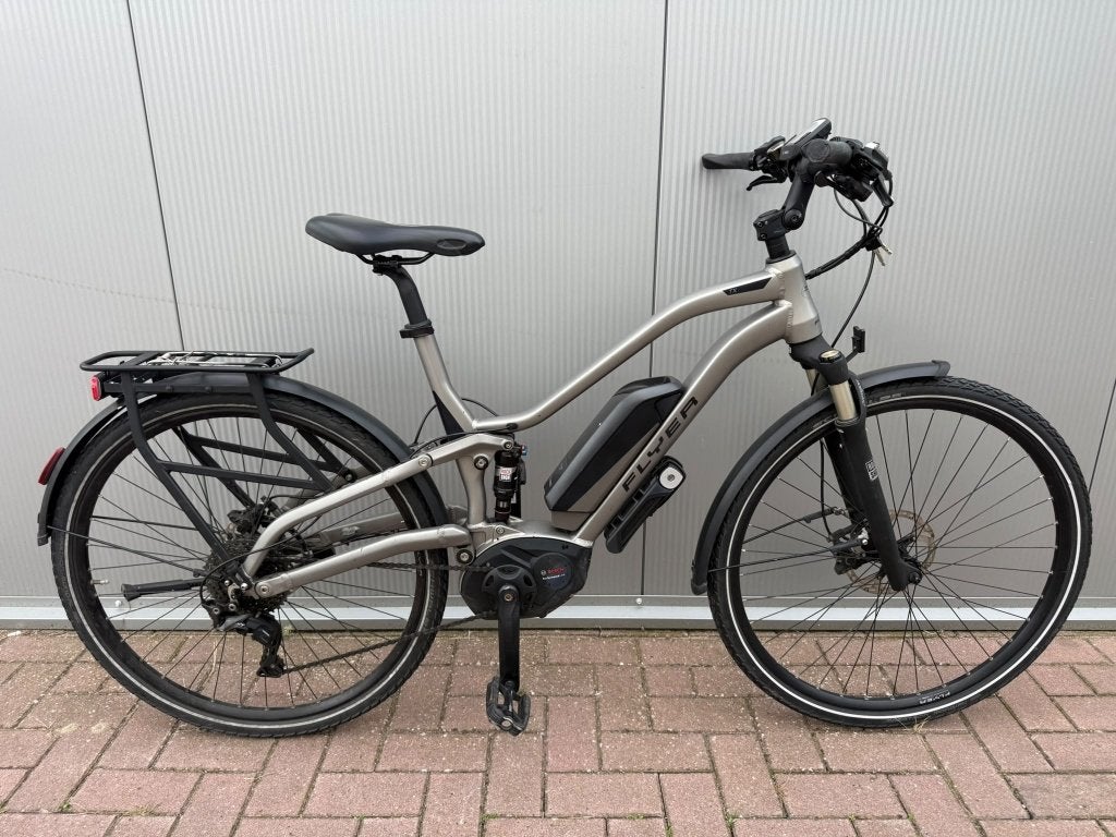 Flyer TX 7.10 Bosch performance elektrische fiets 500W Fully, Fietsen en Brommers, Fully, Ophalen, Zo goed als nieuw