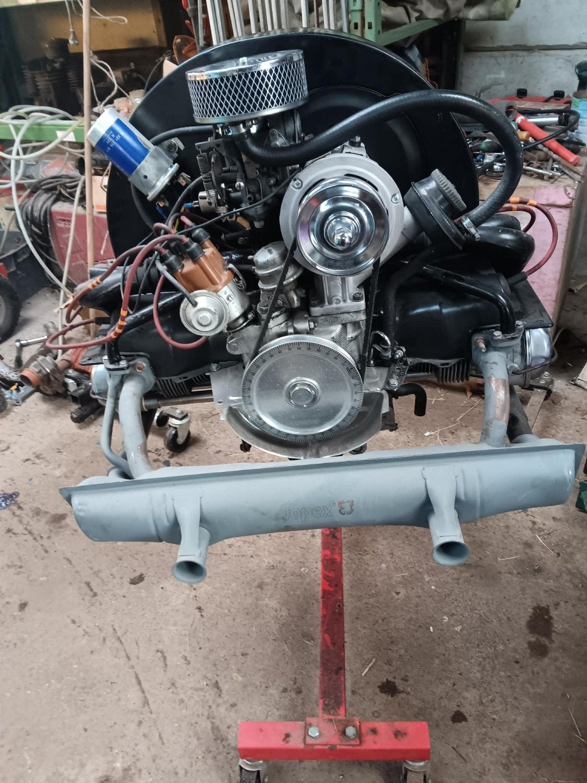 kever motor 1600, Ophalen
