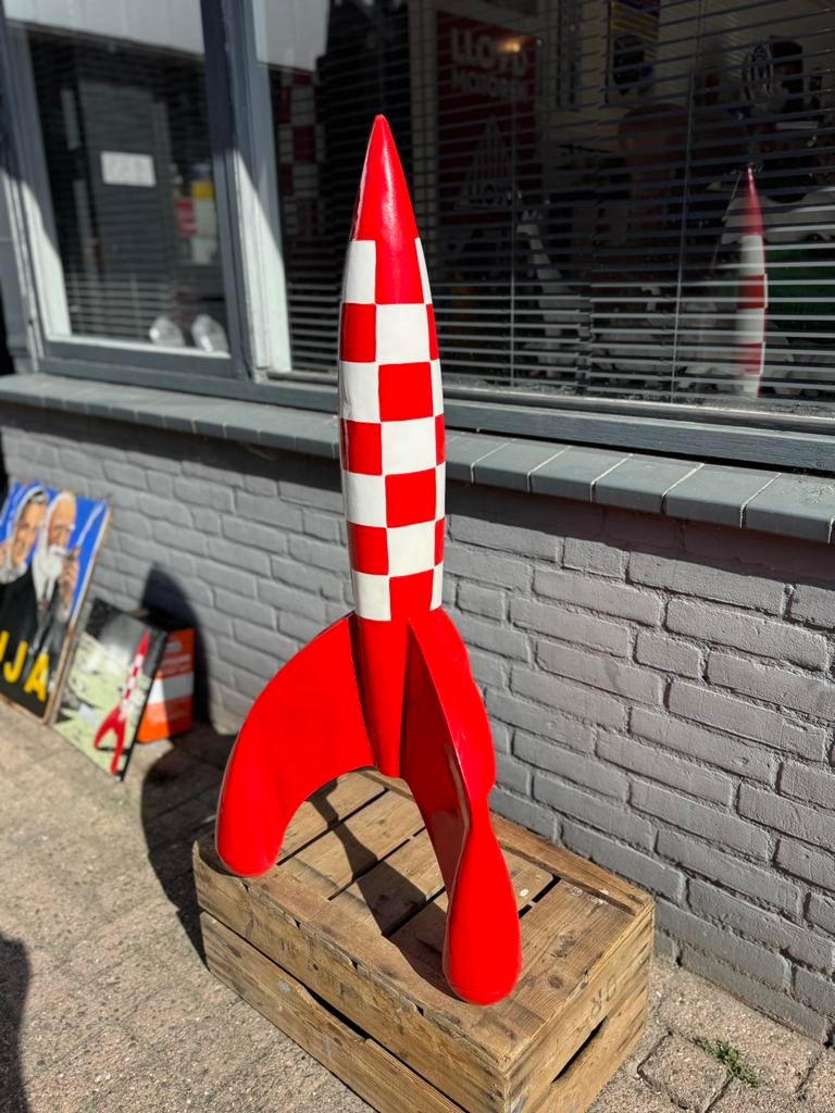 Kuifje Raket naar de Maan beeld, Ophalen, Kuifje, Zo goed als nieuw, Beeldje of Figuurtje