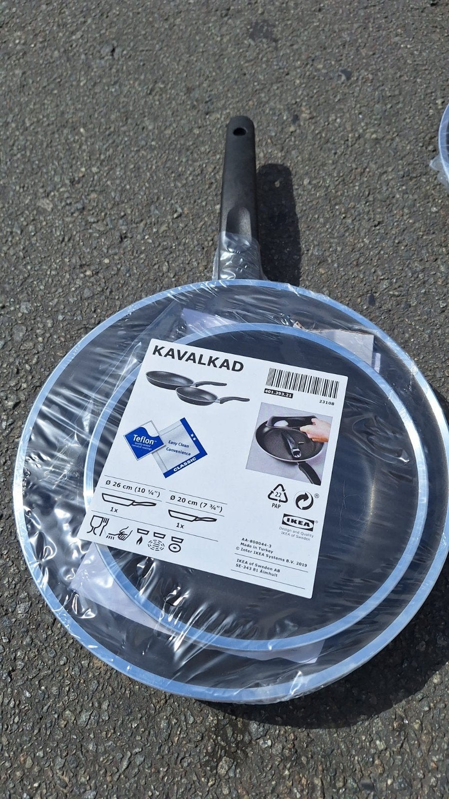 Ensemble d'ustensiles de cuisine Ikea 20 et 26 cm., Ensemble de casseroles, Neuf, Revêtement antiadhésif, Enlèvement