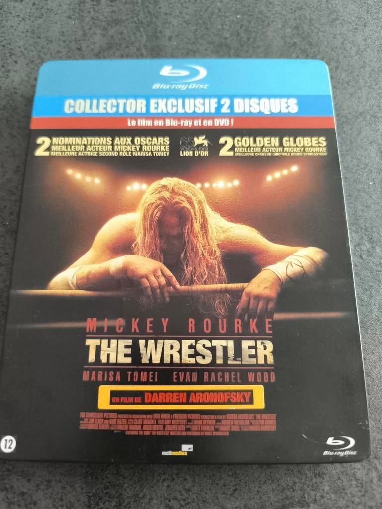 Blu-ray The Wrestler, Blu-ray + Steelbook Collector DVD, Ophalen of Verzenden, Gebruikt