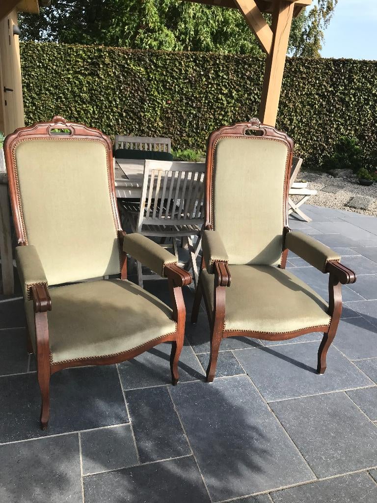 2 mooie relaxen uit de jaren 1930/1940, Antiek en Kunst, Ophalen