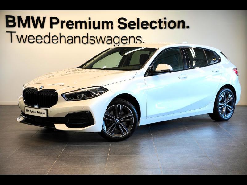 BMW Serie 1 118 SPORTLINE M STUUR LED LICHT NAVI PRO., Auto's, Emergency brake assist, 1 Reeks, 1498 cc, Wit