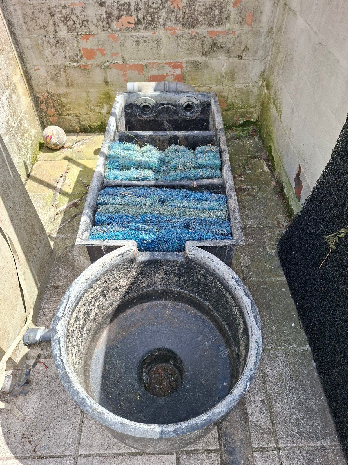Installation complète d'étang, Jardin & Terrasse, Bacs à fleurs & Jardinières, Enlèvement