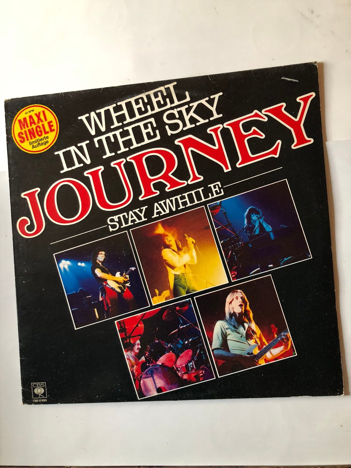 Journey: wheel in the sky ( maxi 12"; 1980), Cd's en Dvd's, Verzenden, Zo goed als nieuw