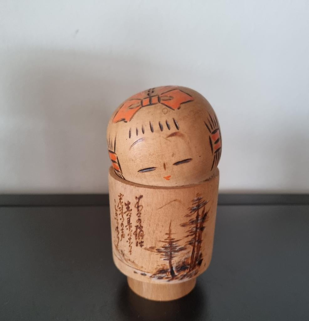Vintage Kokeshi van Syusui (jaren 70), Verzenden