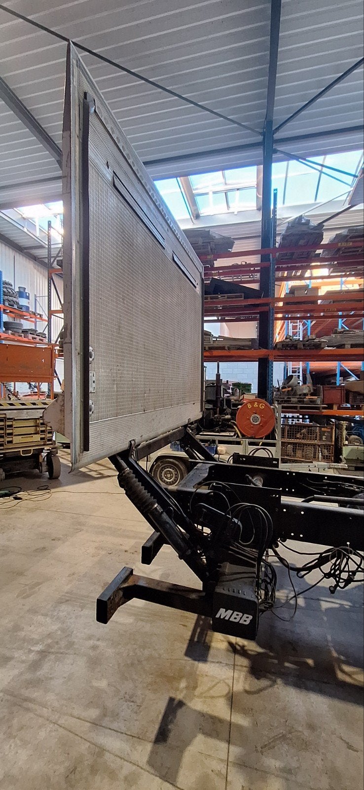 Laadklep Palfinger, Auto-onderdelen, Ophalen