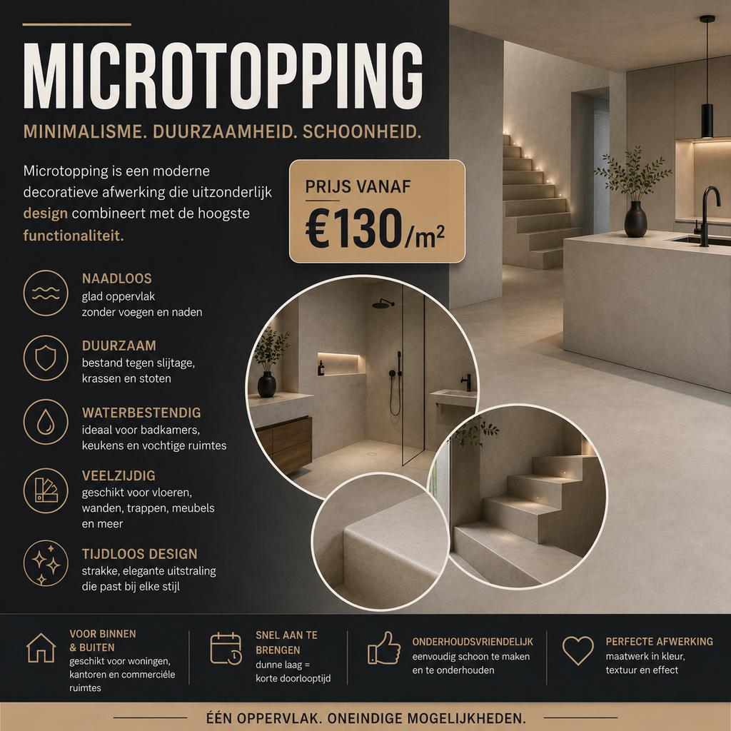Microtopping  – naadloos, modern en exclusief, Garantie