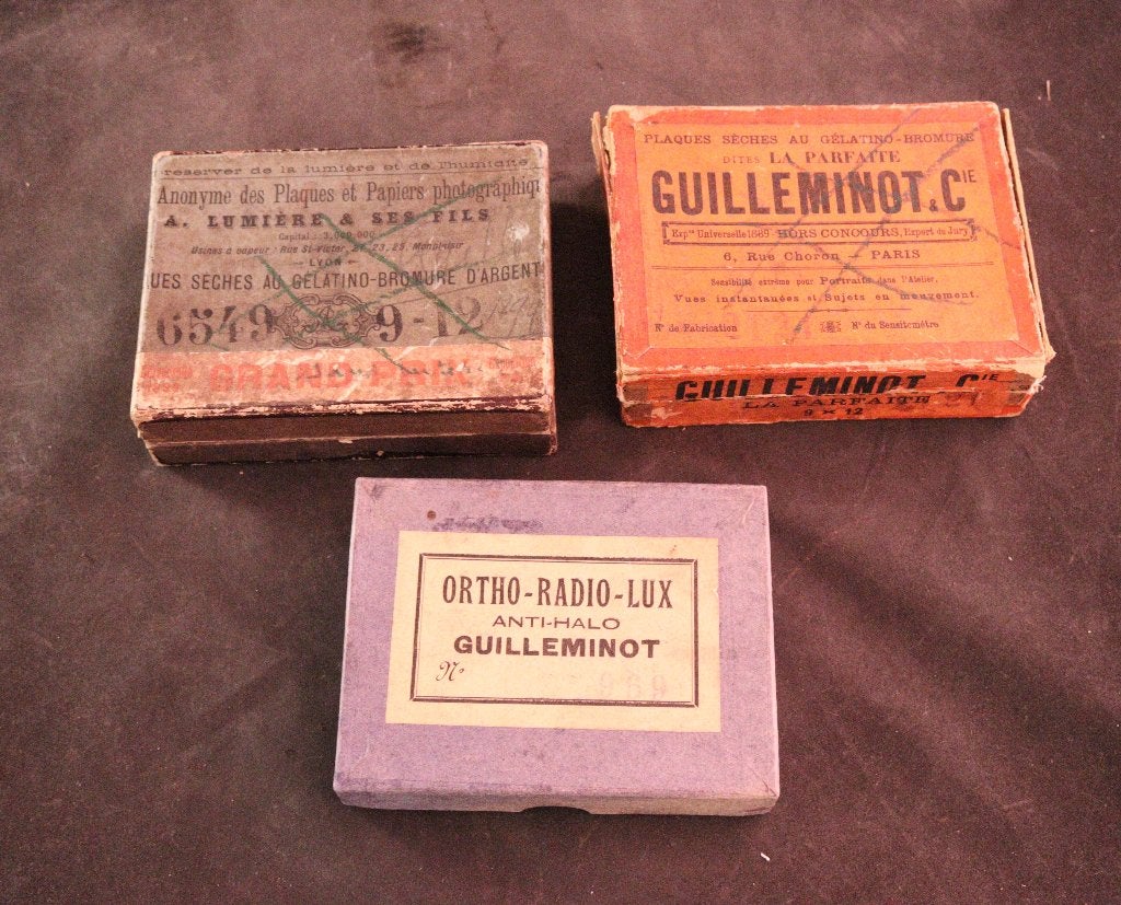 Antieke glazen negatieven, Ophalen of Verzenden