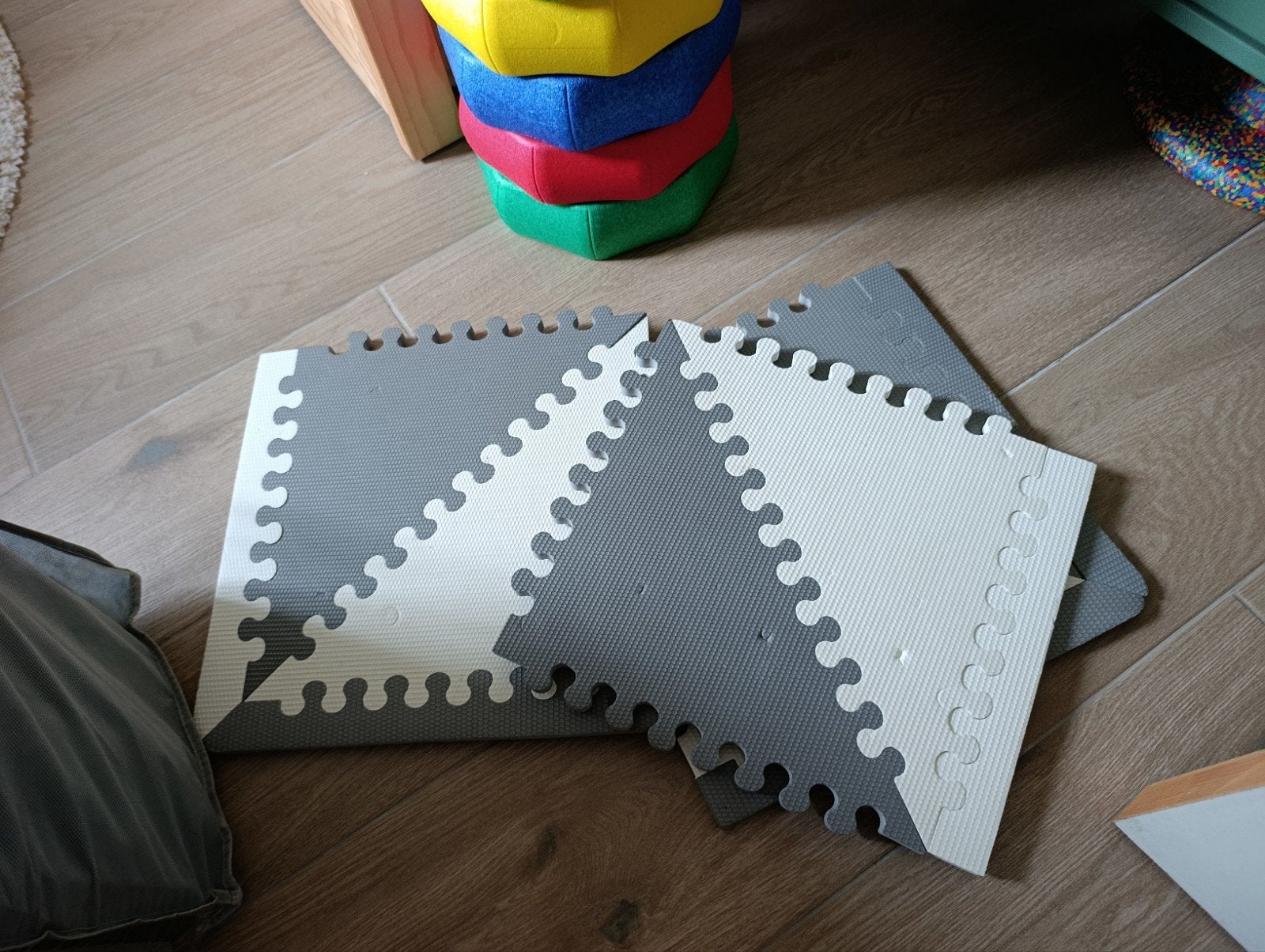 Puzzel tegels, Ophalen