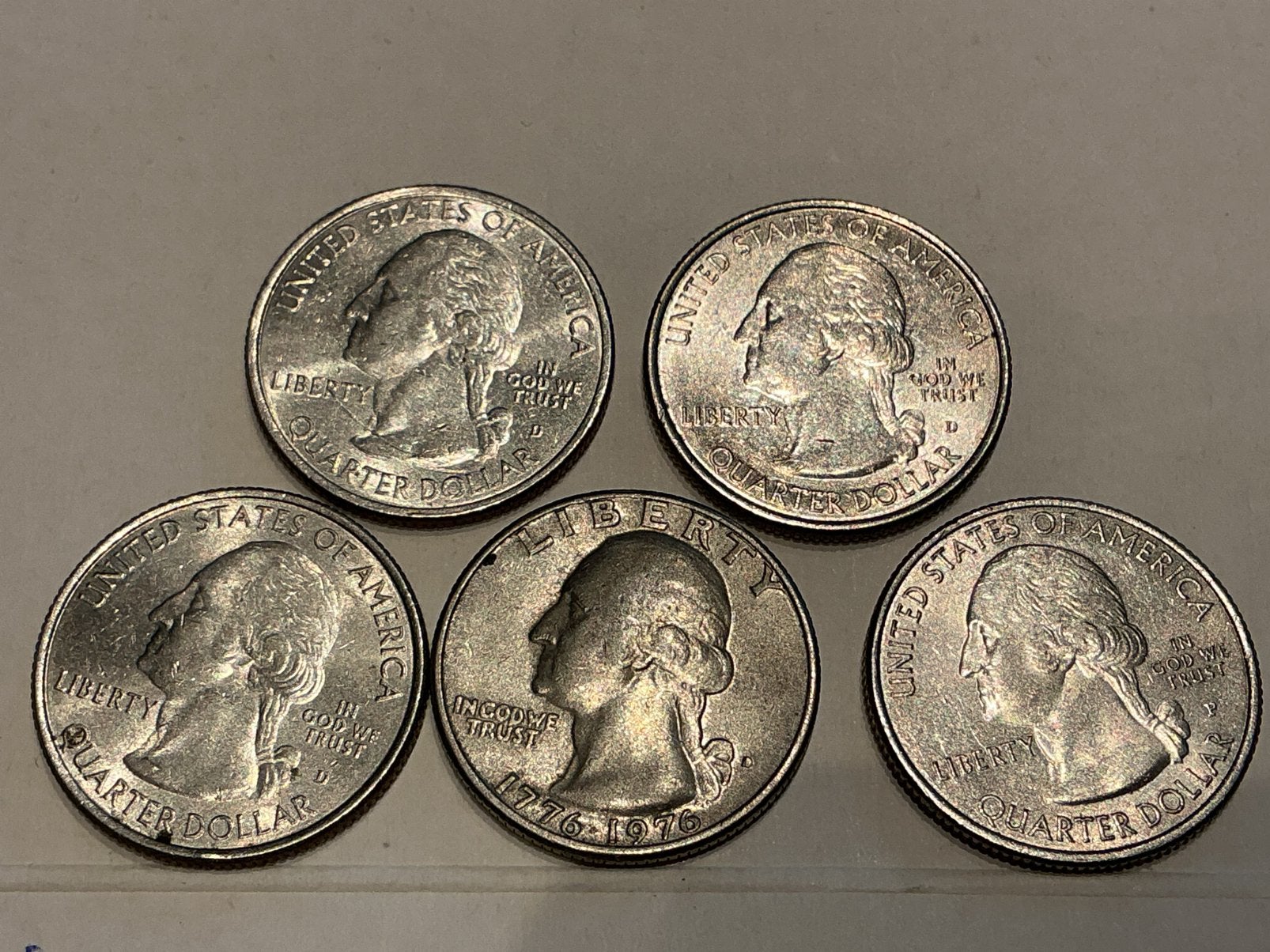 USA 5 x Quarter dollar lot 14, Postzegels en Munten, Ophalen of Verzenden