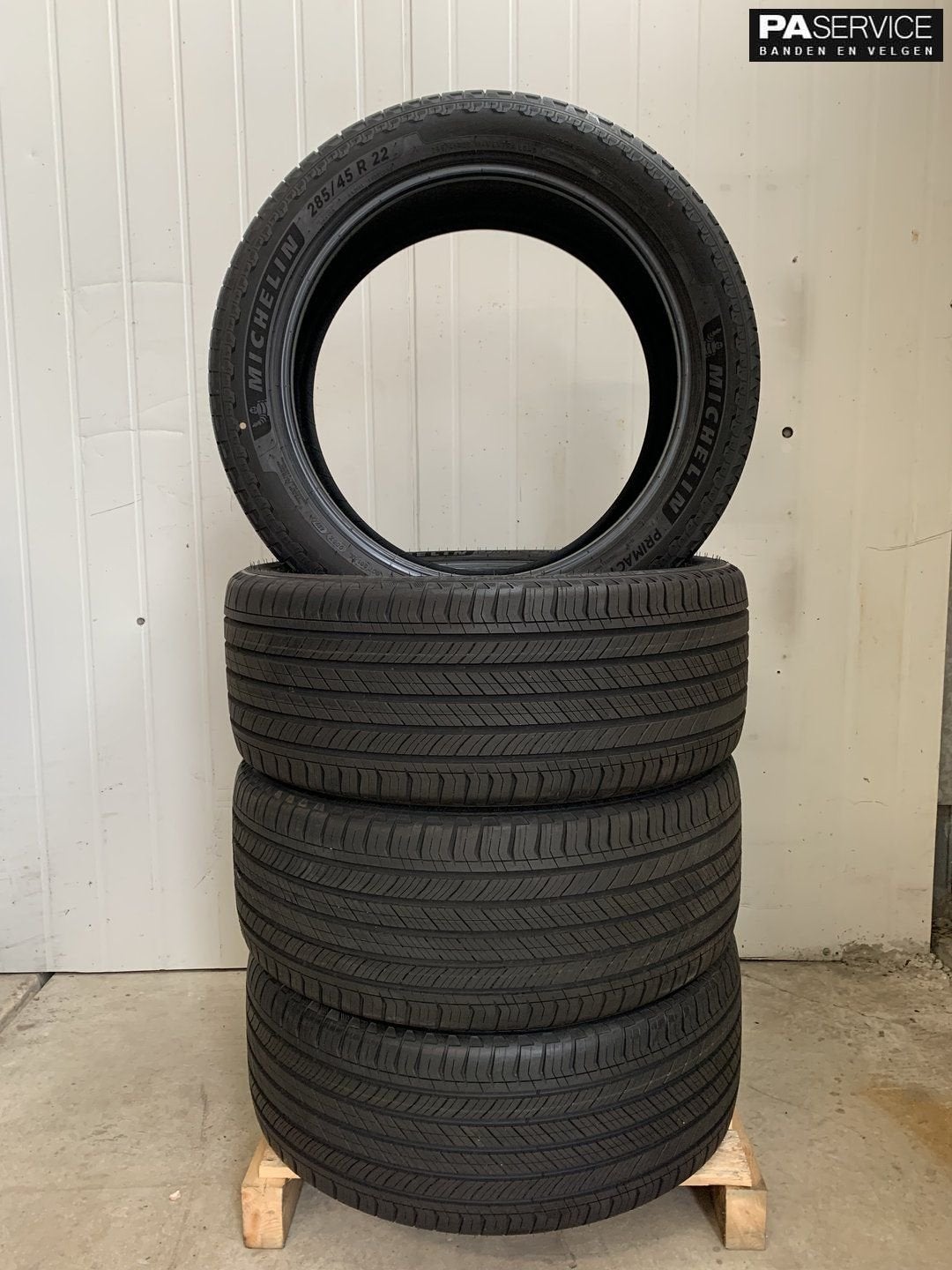 4x Demo Michelin Primacy 285 45 22 banden, Autos : Pièces & Accessoires, -, Utilisé, -, Jante(s)