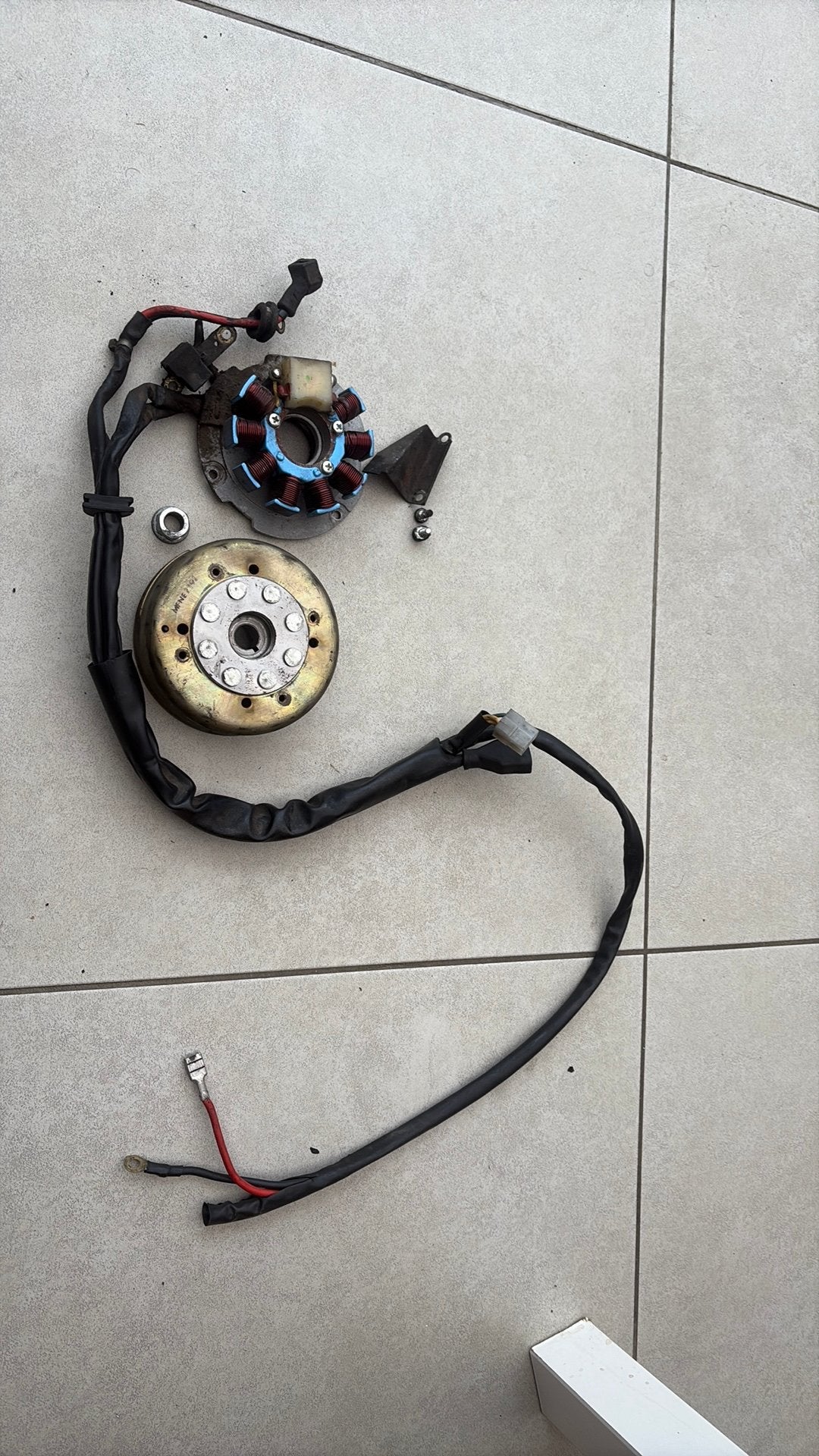 Compleet Vliegwiel 125cc Skipper Ontsteking, Fietsen en Brommers, Ophalen of Verzenden, Zo goed als nieuw
