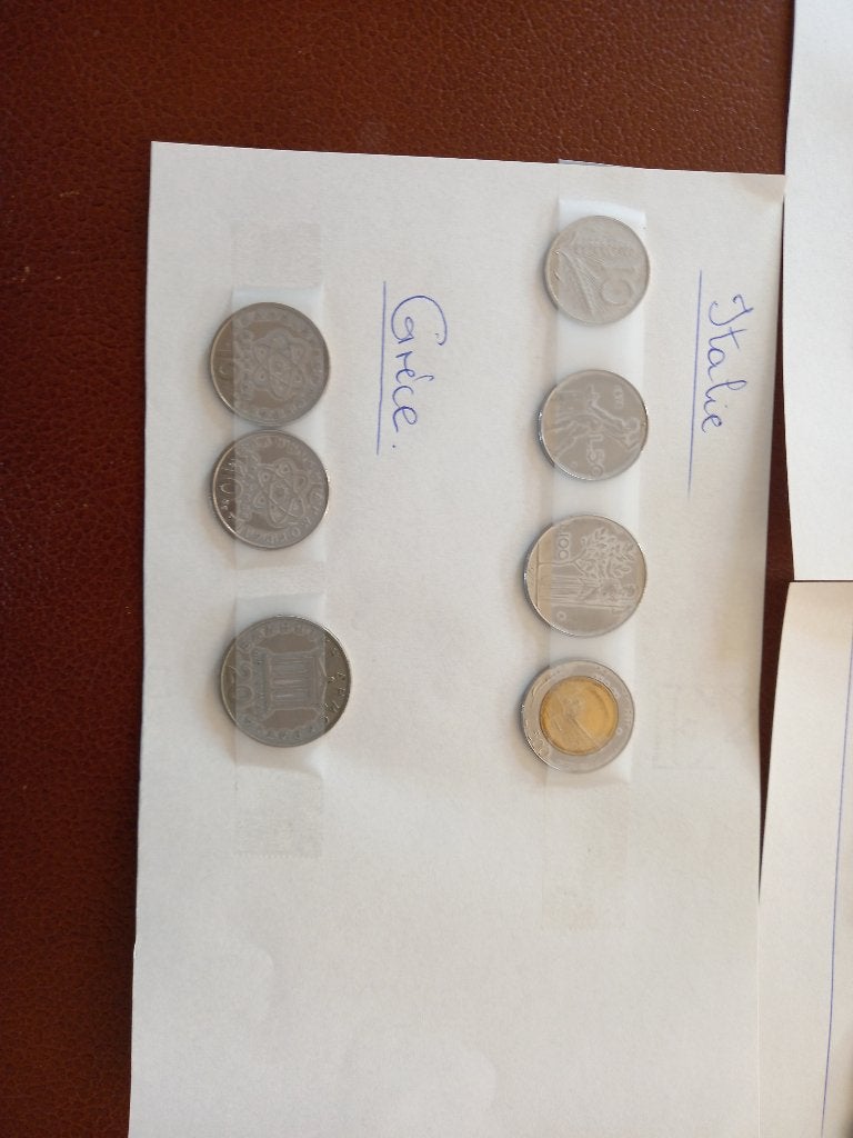 Pieces de monnaie étrangères, Enlèvement, Autre, Monnaie en vrac