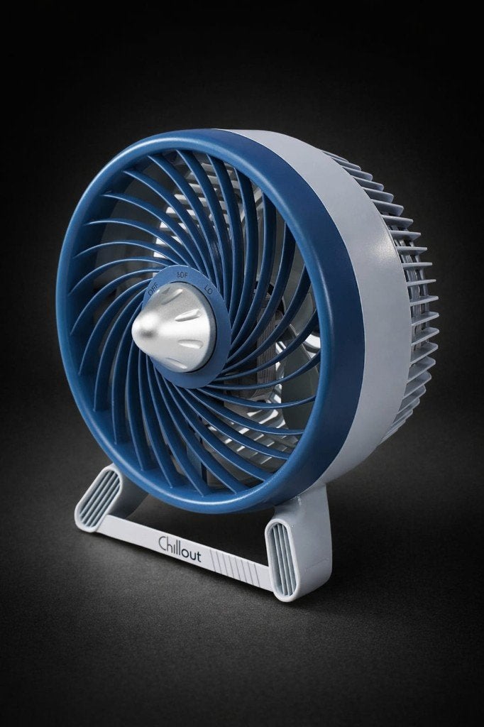 Chillout-ventilator, Elektronische apparatuur, Ventilatoren, Ophalen, Zo goed als nieuw, Tafelventilator