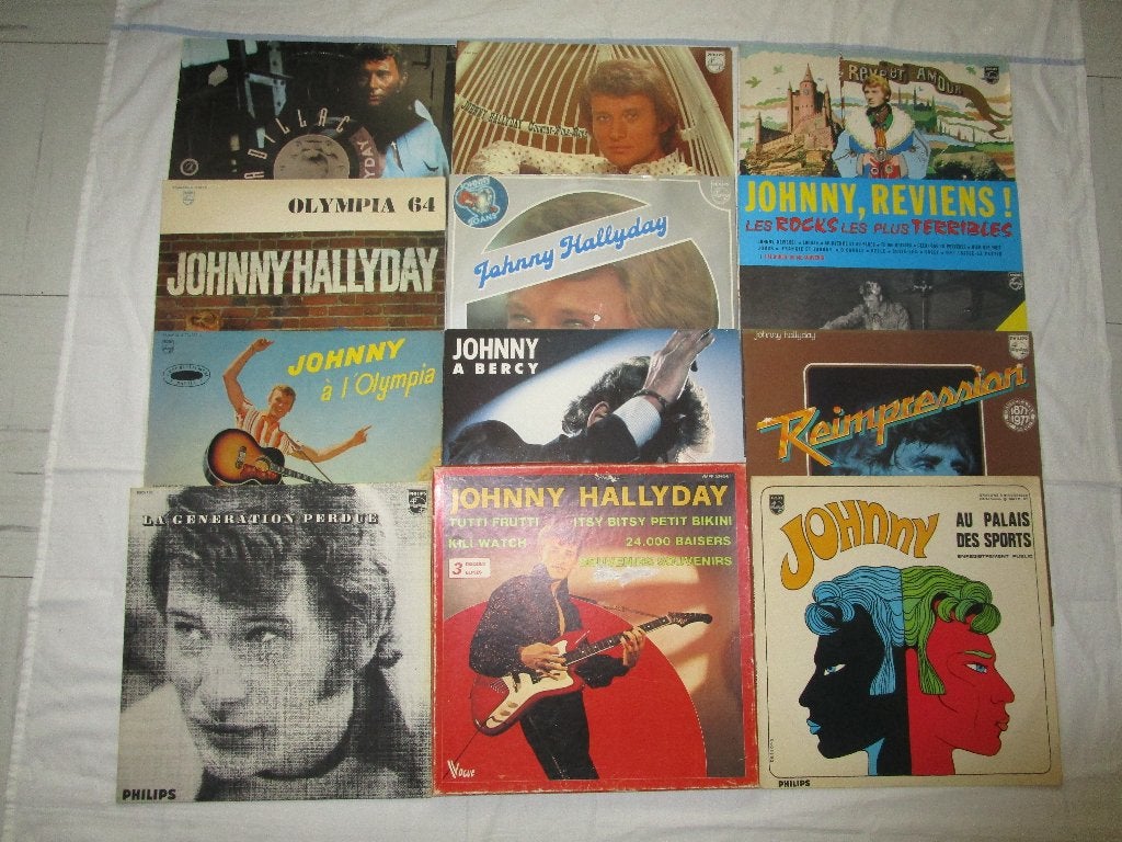 Johnny Hallyday : Lot de 33 tours, Enlèvement ou Envoi, Utilisé, Rock 'n' roll, LP