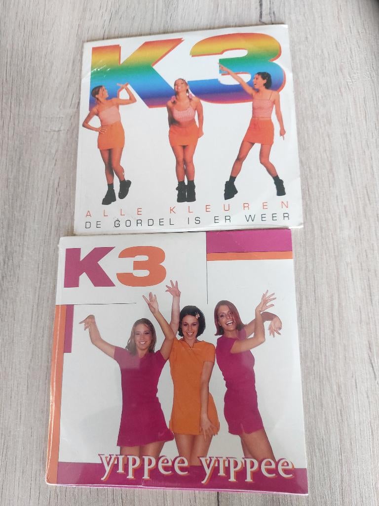 2cd singles van k3 te koop ( nieuw), Enlèvement, Neuf, dans son emballage, Autres genres