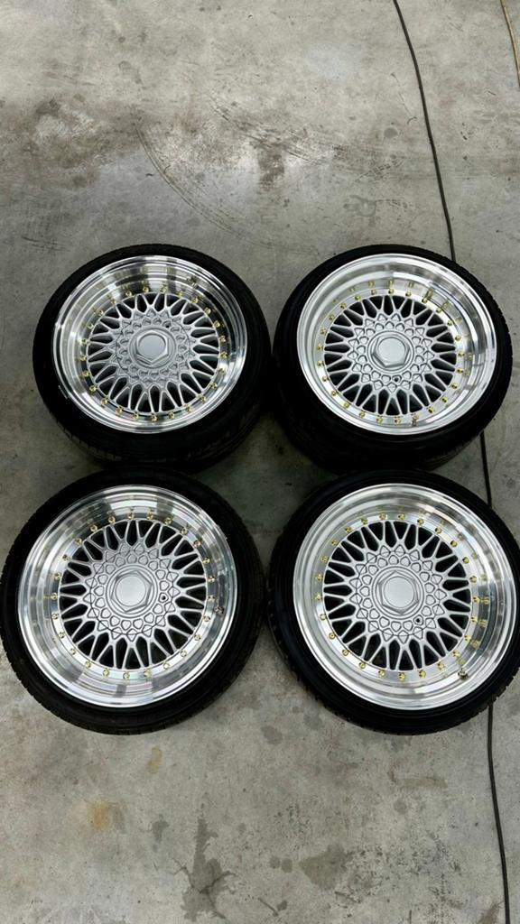Japan Racing JR9 16” 5x100, Auto-onderdelen, Banden en Velgen, Gebruikt, 16 inch, Banden en Velgen, Ophalen of Verzenden