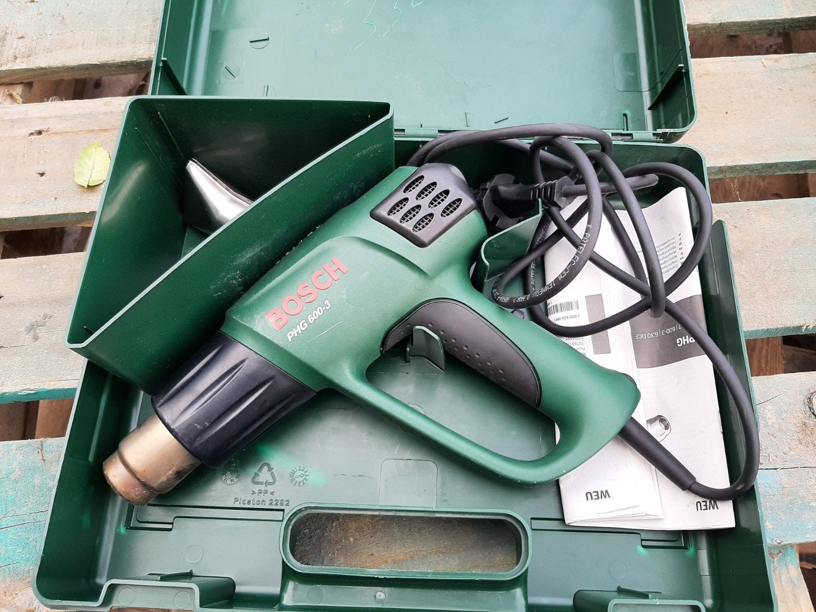 Bosch PHG 600-3 heteluchtpistool, Doe-het-zelf en Bouw, Ophalen of Verzenden, Zo goed als nieuw, Bosch
