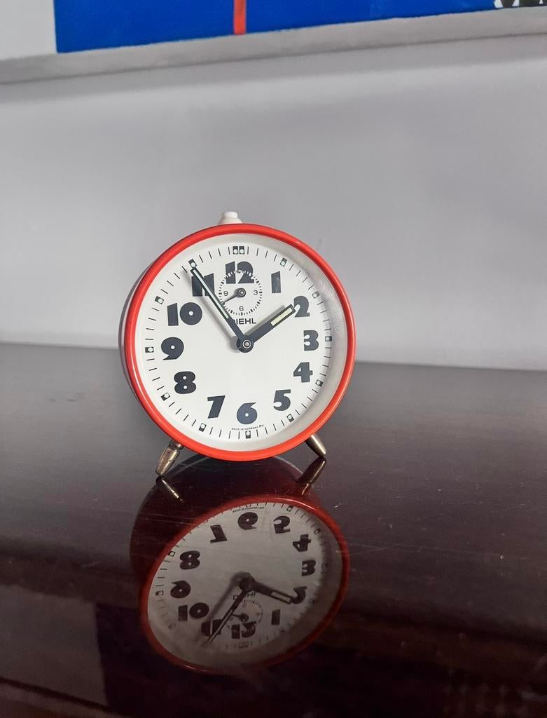 vintage Diehl wekker – Space Age / mid-century design, Antiek en Kunst, Ophalen of Verzenden