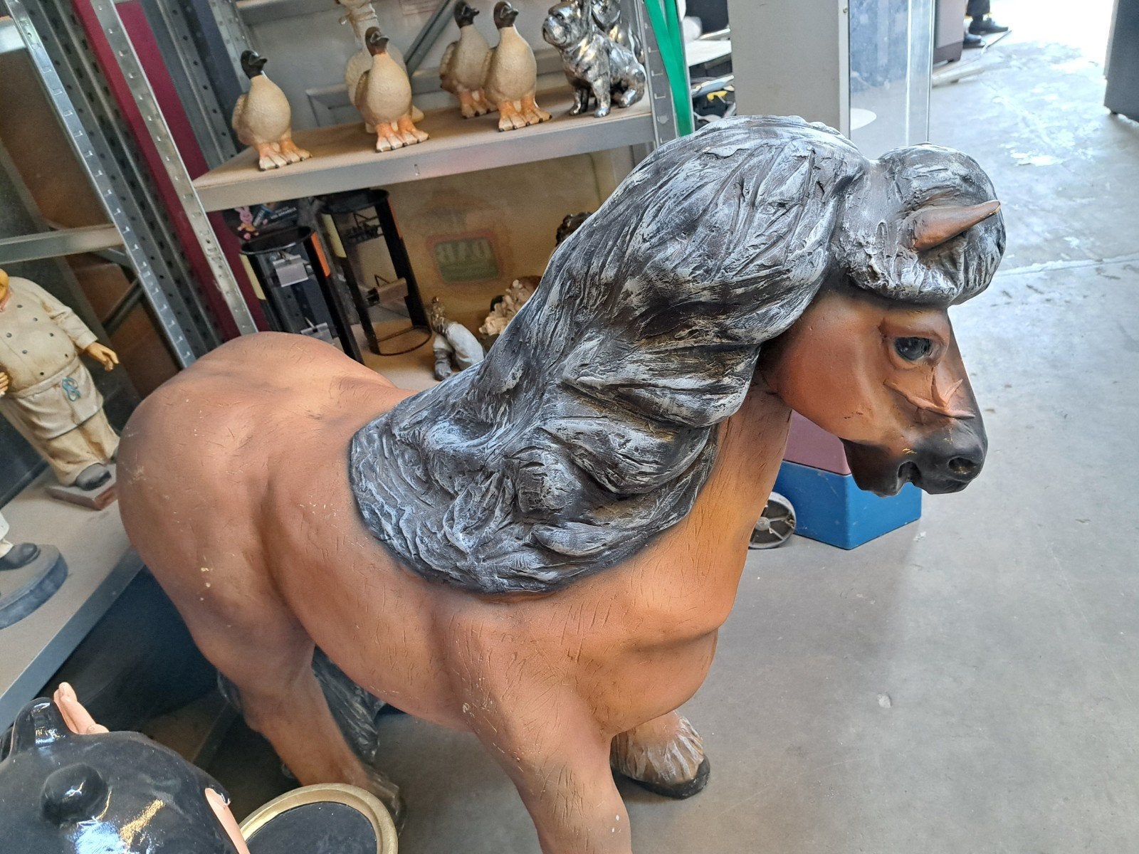 Decoratie beeld Pony, Tuin en Terras, Ophalen