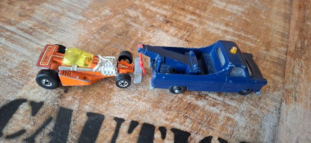 Lot 1x FORD Transit Breakdown IMPY + 1x Hot Road HOT WHEELS, Enlèvement ou Envoi, Utilisé, Voiture