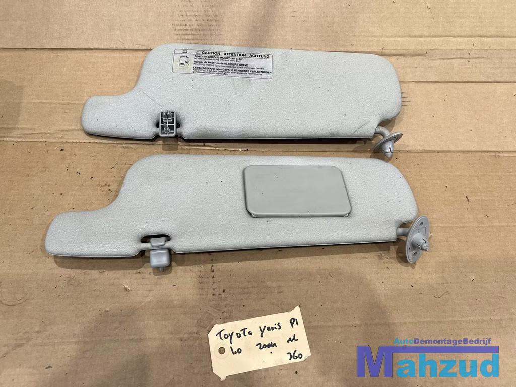 TOYOTA YARIS P1 Links rechts zonneklep 1999-2005, Info@toyota.co.jp, Gebruikt, Toyota Motor Corporation, Toyota-Cho 1
471-8571  Toyota City