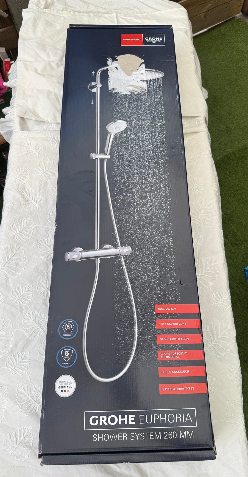 GROHE Euphoria Regendoucheset, Ophalen, Nieuw