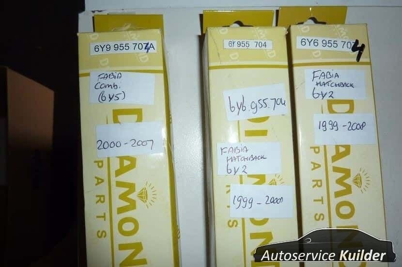 Ruitenwisserarm + wisser  achterzijde Skoda Fabia, Neuf, -, Skoda, -