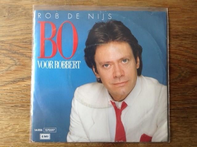 single rob de nijs, CD & DVD, Vinyles Singles, Housse de protection extérieure, Pochette photo, Pressage original, Single, 1980 - 1989