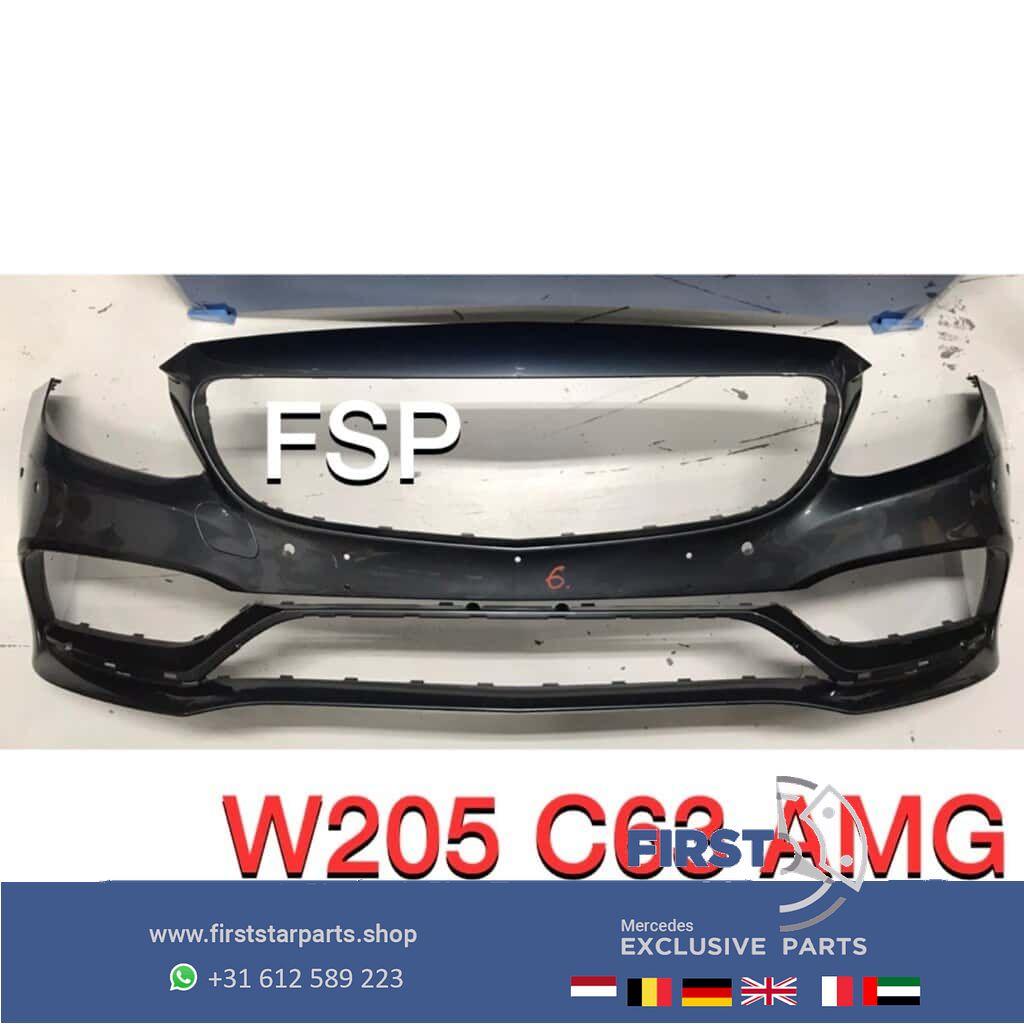 W205 C63 AMG Voorbumper C Klasse 2014-2019 bumper 63 AMG C20, Gebruikt, -, Voor, Ophalen of Verzenden