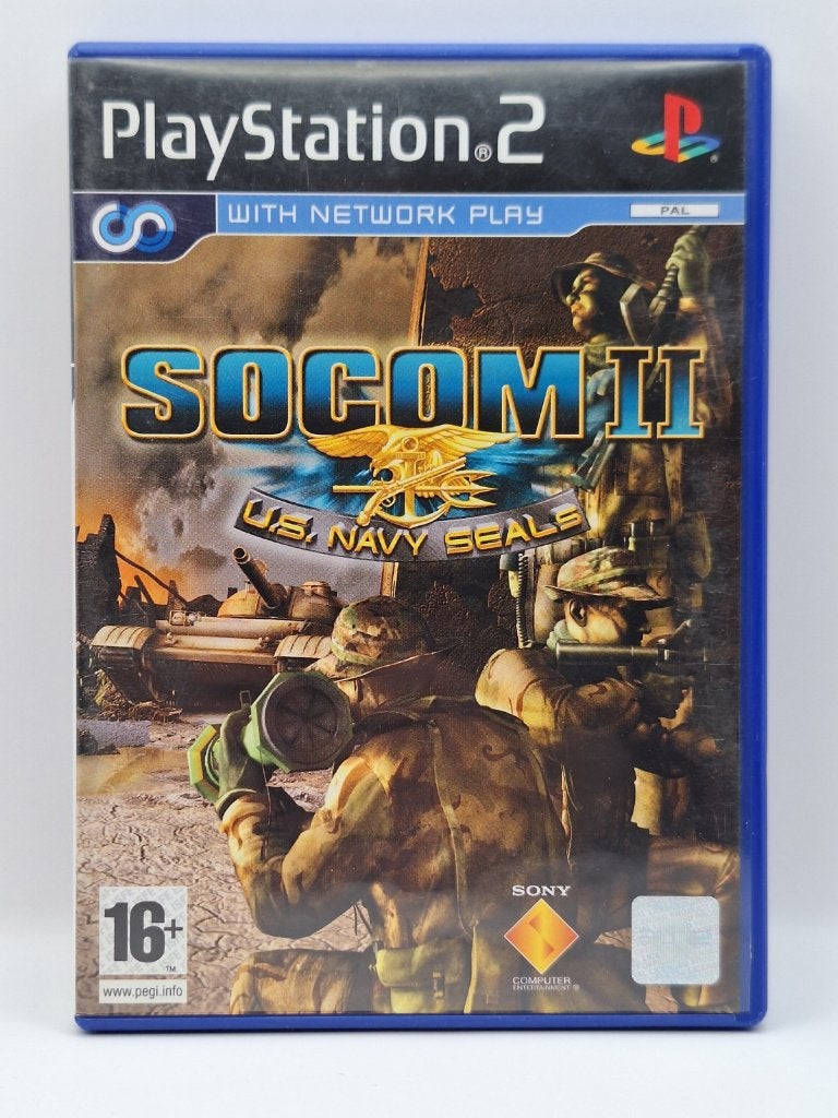 SOCOM II US Navy Seals Playstation 2, Games en Spelcomputers, Games | Sony PlayStation 2, Overflocomputers, Gebruikt, Shooter