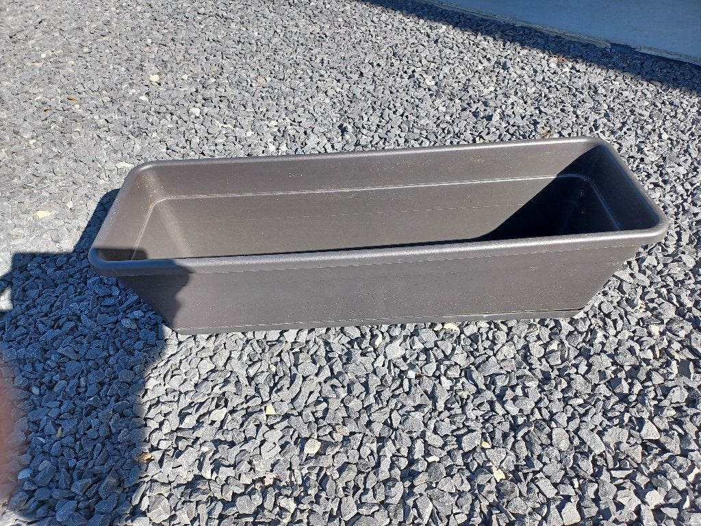 ATEVASI BLOEMPOT MET WATERRECERVOIR, Kunststof, Ophalen of Verzenden, Rechthoekig, Minder dan 40 cm