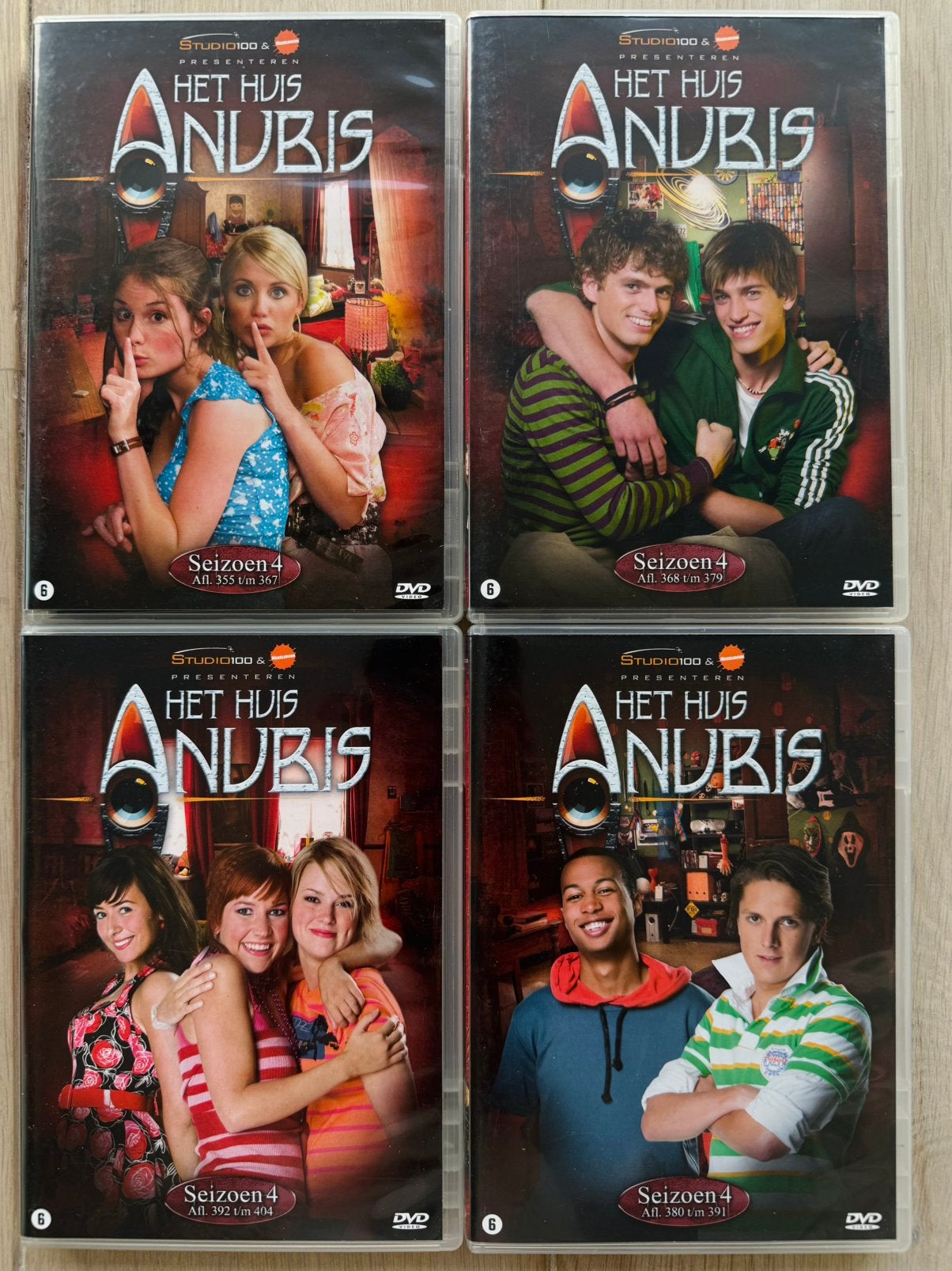 DVD’s: Het Huis Anubis Seizoen 4, Cd's en Dvd's, Dvd's | Tv en Series, Ophalen of Verzenden, Zo goed als nieuw, Seizoen 4