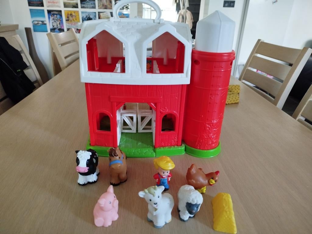 Fisher Price boerderij, Ophalen