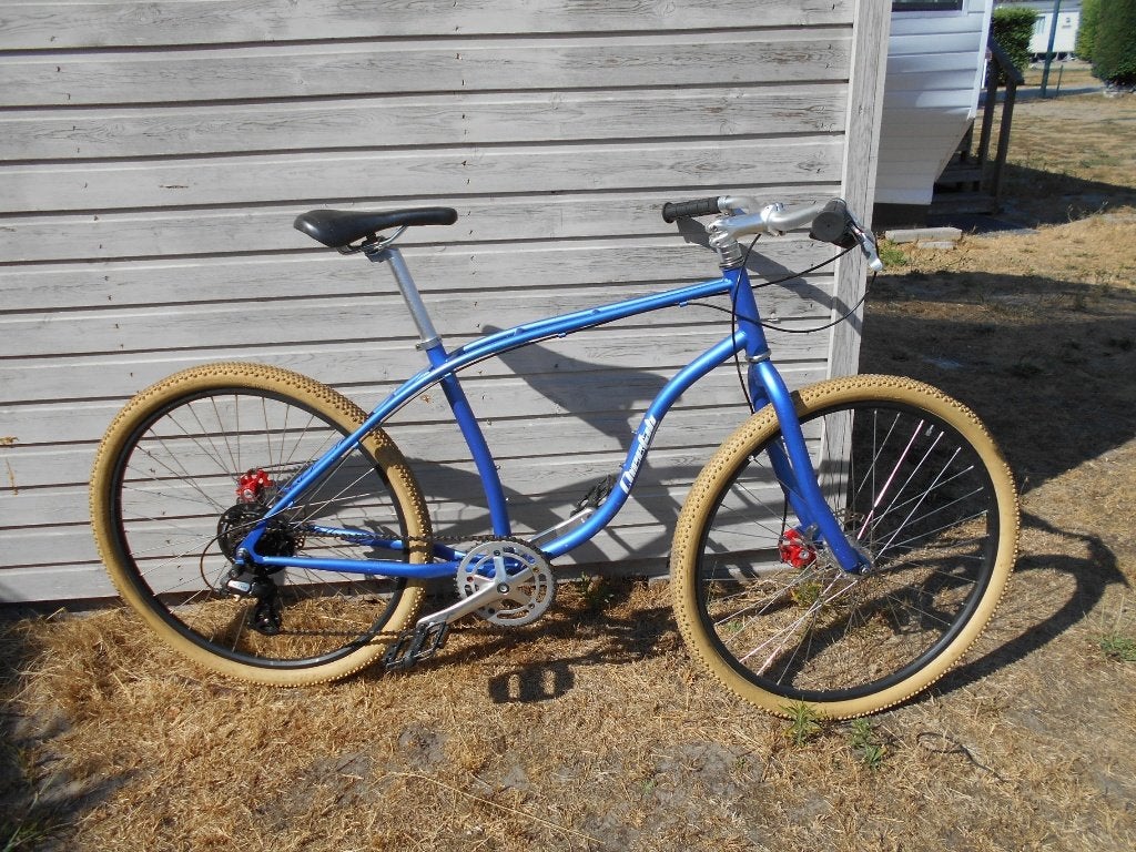 Te koop fiets mixte CHEETAH 7 sp en schijfremmen nieuwstaat, Zo goed als nieuw, Schijfrem, 53 tot 57 cm, Ophalen