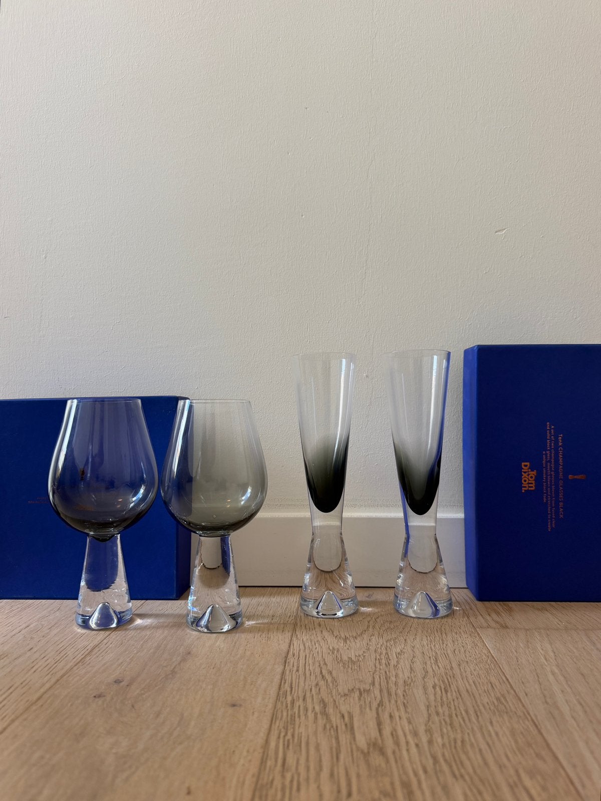 Tom Dixon Tank wijnglazen en champagneglazen te koop, Collections, Verres & Petits Verres, Enlèvement, Neuf