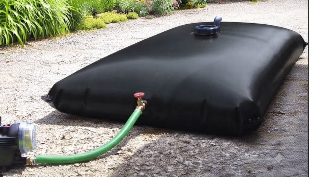 regenput/ flexibele tank, Enlèvement